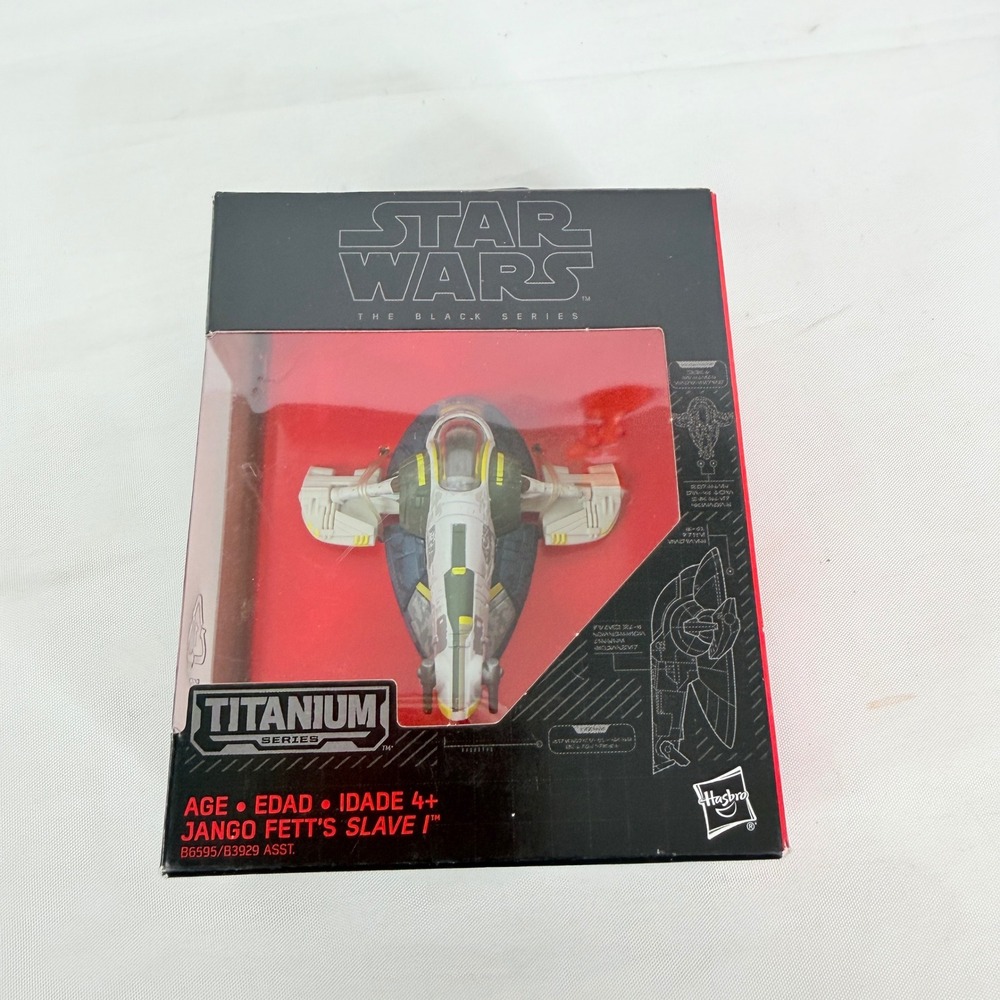 Star Wars Black Series Titanium Jango Fett Slave I Die Cast Vehicle #27 B6595